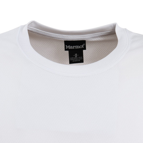 マーモット（Marmot）（メンズ）ポケットロゴ ハーフスリーブティー ホワイト TOMTJA81XB 半袖Tシャツ トップス カジュアル アウトドア スポーツ UVカット