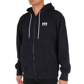 ヘリーハンセン（HELLY HANSEN）（メンズ）パーカー 長袖スウェット ロゴフルジップフーディー HH32376 K ブラック