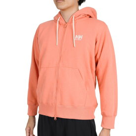 ヘリーハンセン（HELLY HANSEN）（メンズ）パーカー 長袖スウェット ロゴ フルジップフーディー HH32376 SC ピンク