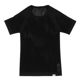 【最大5,000円OFFクーポン先着配布 10/18 00:00- 10/27 09:59】ロジャーエーガー（ROGEREGGER）（メンズ）半袖 アンダーウェア シャツ PPメッシュ RE26SUK5610061 BLK