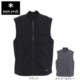 スノーピーク（snow peak）（メンズ）トレッキングウェア 立ち襟ベスト Utility NSD-JK-25AU003