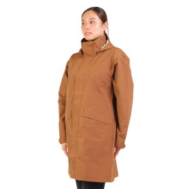 マーモット（Marmot）（レディース）アウター レウィシア ロングジャケット TSFWR208Y-M012 ブラウン レインジャケット 耐久撥水