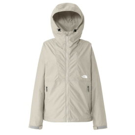 ザ・ノース・フェイス（THE NORTH FACE）新作 2025 コンパクトジャケット NPW72530 FI レディース ホワイト アウター ジャケット 春 秋 シェルジャケット 軽量 トレッキング 登山 キャンプ アウトドア レジャー タウンユース