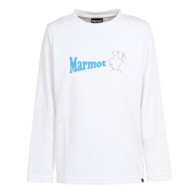 マーモット（Marmot）（キッズ）アンダーウェア キッズ デイヴ UVカット 長袖Tシャツ TOJSJB57 WH