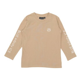オンヨネ（ONYONE）（キッズ）ジュニア 長袖Tシャツ YADAKAINO ロゴTシャツ BIJ74101PB 186 ベージュ 速乾