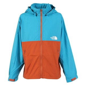 ザ・ノース・フェイス(THE NORTH FACE)(キッズ)ジュニア はっ水 UVケア機能 軽量 コンパクトジャケット NPJ72310 AK ブルー フード取り外せる