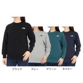 【1000円OFFクーポン対象 5/29迄】ノースフェイス（THE NORTH FACE）（レディース）スウェット トレーナー 長袖 ロゴクルーネック NT62335X