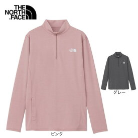 ザ・ノース・フェイス（THE NORTH FACE）（レディース）長袖Tシャツ ロンT ロングスリーブ フラッシュドライ スリーディージップアップ NTW62505