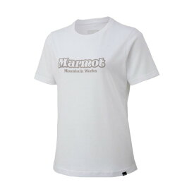 マーモット（Marmot）（レディース）半袖Tシャツ レトロロゴハーフスリーブクルー TOWQJA57 WH ホワイト