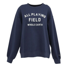 【最大10倍ポイントバックキャンペーン・要エントリー 1/24 20:00 - 1/25 23:59】ホールアース（Whole Earth）（レディース）プルオーバー スウェットシャツ WE2UDZ72 NVY
