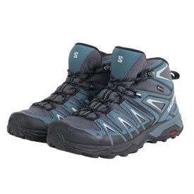 サロモン（SALOMON）（メンズ）トレッキングシューズ 登山靴 X ウルトラパイオニア ミッド GORE-TEX L47196400 グレー