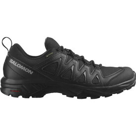 サロモン（SALOMON）（メンズ）トレッキングシューズ ローカット 登山靴 X BRAZE ゴアテックス BLACK/BL L47180400 ブラック