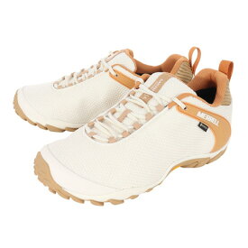 【1000円OFFクーポン対象 5/1迄】メレル（MERRELL）（メンズ、レディース）トレッキングシューズ ローカット 登山靴 カメレオン 8 ストーム ゴアテックス 500377 UNBLEACHED アイボリー