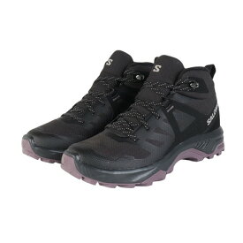サロモン（SALOMON）（レディース）ハイキングシューズ 登山靴 山登り EXEO MID GTX L47632700 ゴアテックス 防水 ハイカット