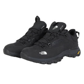 ザ・ノース・フェイス（THE NORTH FACE）（レディース）トレッキングシューズ 登山靴 山登り クレストン ハイク ウォータープルーフ NFW52410 KK ブラック 防水透湿