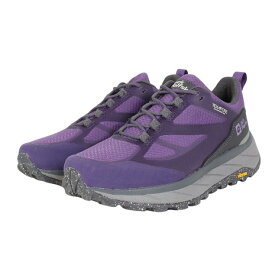 ジャックウルフスキン（JackWolfskin）（レディース）ハイキングシューズ 登山靴 山登り テラベンチャー テキサポール ロー 4051631-2392 パープル 防水透湿