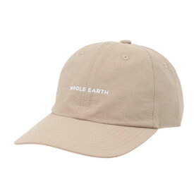 【最大10倍ポイントバックキャンペーン・要エントリー 1/24 20:00 - 1/25 23:59】ホールアース（Whole Earth）（レディース）帽子 トレッキング 登山 ベーシックキャップ WE2SDZ44 BEG