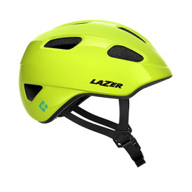 レイザー（LAZER）（キッズ）ヘルメット 自転車 Nutz KinetiCore フラッシュイエロー BLC2237891564 LEDライト付き