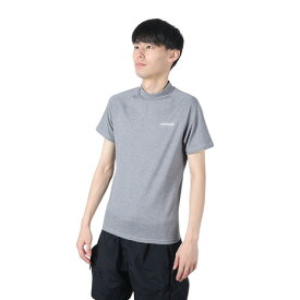 フットマーク（FOOTMARK）（メンズ）ラッシュガード 半袖 Tシャツ UVカット UPF50+ 半袖かぶりラッシュガード 0242300MGRY