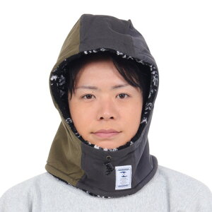 アミナ(amina)(メンズ、レディース)ネックウォーマー リバシフードバラクラバ COHP3301 BK