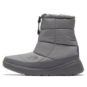 ザ・ノース・フェイス(THE NORTH FACE)(レディース)ブーツ ヌプシ ブーティ ウォータープルーフ VIII グレー NFW52272 SS 防水 保温 雪 タウン 冬