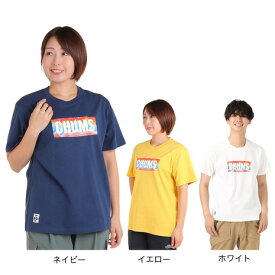 チャムス（CHUMS）（メンズ、レディース）半袖Tシャツ ロゴスターズアンドストライプTシャツ CH01-2388