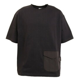 チャムス（CHUMS）（メンズ）ヘビーウエイトユーティリティポケットTシャツ ブラック CH01-2037-K001 半袖ティーシャツ トップス カジュアル オーバーサイズ