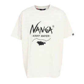 クリフメイヤー（KRIFF MAYER）（メンズ）半袖Tシャツ NANGAコラボTシャツ バス 2259902-5:OFF オフホワイト