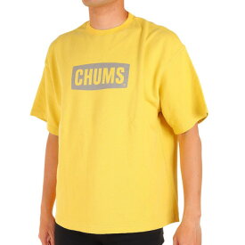 チャムス（CHUMS）（メンズ、レディース）半袖Tシャツ オーバーサイズドショートスリーブロゴクルートップループパイル CH00-1385-Y030 イエロー