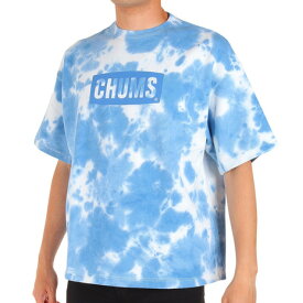 チャムス（CHUMS）（メンズ、レディース）半袖Tシャツ オーバーサイズドショートスリーブロゴクルートップループパイル CH00-1385-Z265 ブルー