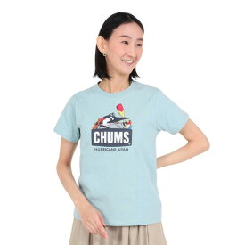 チャムス（CHUMS）（レディース）半袖Tシャツ リバーガイド Booby 半袖Tシャツ CH11-2158-A002 ライトブルー