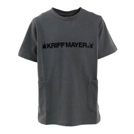 クリフメイヤー（KRIFF MAYER）（キッズ）さらのびカブクワTシャツ 2147829K-17 CHARCOAL