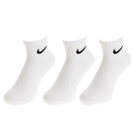 ナイキ（NIKE）（メンズ、レディース）エブリデイ クッション アンクルソックス 3足組 SX7667-100SP19 ホ…