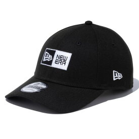 ニューエラ（NEW ERA）（メンズ）9FORTY ボックスロゴ ブラック×ホワイト キャップ 13552085 帽子