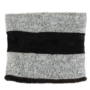 クー(Coo.)(メンズ、レディース)ボーダー ネックウォーマー 900CO4ST0014 BLK リバーシブル