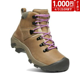 【1000円OFFクーポン対象 4/3迄】キーン（KEEN）（レディース）トレッキングシューズ ハイカット PYRENEES ピレニーズ 1026257 ベージュ 替え紐付 防水 透湿 軽量