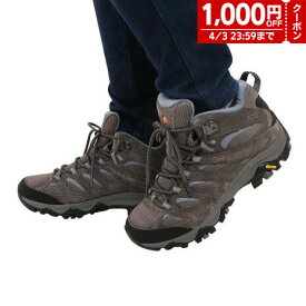 【1000円OFFクーポン対象 4/3迄】メレル（MERRELL）（レディース）トレッキングシューズ ハイカット 登山靴 MOAB3 MID WP WIDE 500162W GRANITE