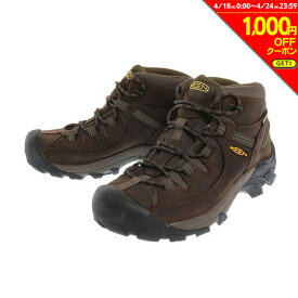 【1000円OFFクーポン対象 4/24迄】キーン（KEEN）（メンズ）トレッキングシューズ ターギー2 MID ウォータープルーフ 1017346