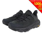 【1000円OFFクーポン対象 4/24迄】ホカ（HOKA）（メンズ）トレッキングシューズ ローカット 登山靴 KAHA 2 LOW GTX 1123190-BBLC ブラック ゴアテックス 防水 撥水