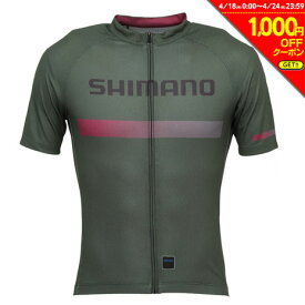 【1000円OFFクーポン対象 4/24迄】シマノ（SHIMANO）（メンズ）サイクルウェア 半袖 LOGO ショートスリーブジャージ R205JSPSWE16ME1004