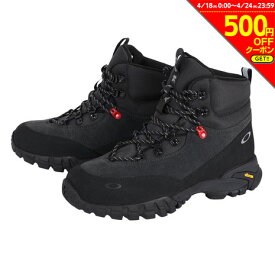 【500円OFFクーポン対象 4/24迄】オークリー（OAKLEY）（メンズ）トレッキングシューズ ハイカット Vertex Boot FOF100351-02Y ブラック ビブラムソール