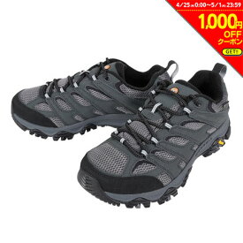 【1000円OFFクーポン対象 5/1迄】メレル（MERRELL）（メンズ）トレッキングシューズ ローカット 登山靴 MOAB 3 SYNTHETIC ゴアテックス ワイドワイズ 500243W GRANITE グラニット ビブラムソール