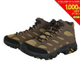 【1000円OFFクーポン対象 5/1迄】メレル（MERRELL）（メンズ）トレッキングシューズ ハイカット 登山靴 モアブ 3 シンセティック ミッド ゴアテックス 500255 カーキ