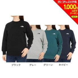 【1000円OFFクーポン対象 5/29迄】ノースフェイス（THE NORTH FACE）（レディース）スウェット トレーナー 長袖 ロゴクルーネック NT62335X