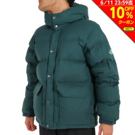 【10%OFFクーポン対象 6/11迄】ノースフェイス（THE NORTH FACE）（メンズ）ダウンジャケット アウター キャンプシエラショート ND92230 PG グリーン