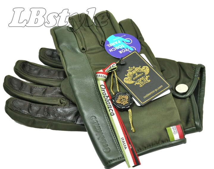 楽天市場 オロビアンコ 手袋 メンズ Orobianco 手ぶくろ メンズ 羊革 ナイロン ２４cm タッチパネル対応 スマートフォン スマホ対応 手袋 Orobianco 0 1371 Lbstyle