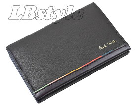 ポールスミス　名刺入れ　メンズ　ポールスミス　名刺入れ　レディース　ポールスミス　カードケース　paulsmith　レイヤードストライプ　羊革／牛革　名刺入れ　ポールスミス200-2190