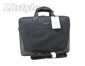 ポールスミス　ビジネスバッグ メンズ　paulsmith　2WAY　ビジネスバッグ　ブリーフケース　ポールスミス　 NトラベラーB　出張など　キャリーオン機能付き　ナイロン・床革　メンズ　ビジネスバッグ　ポールスミス　300-1056