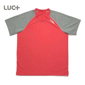 【ラグラン Tシャツ / カットソー】LUC+(ルクタス) / レッド / ユニセックス / メンズ / レディース / スポーツ