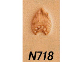 サンバースト N718 9mm【メール便選択可】 [クラフト社] レザークラフト刻印 刻印（A～Z）/クラフト社